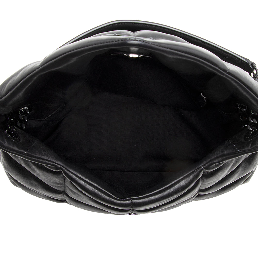 Saint Laurent Lambskin Puffer LouLou Small Shoulder Bag 18207
