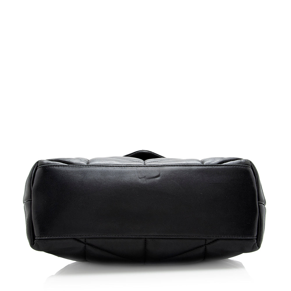 Saint Laurent Lambskin Puffer LouLou Small Shoulder Bag 18672