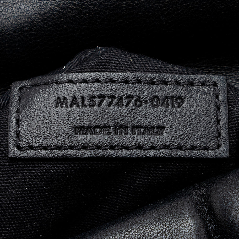 Saint Laurent Lambskin Puffer LouLou Small Shoulder Bag 18672