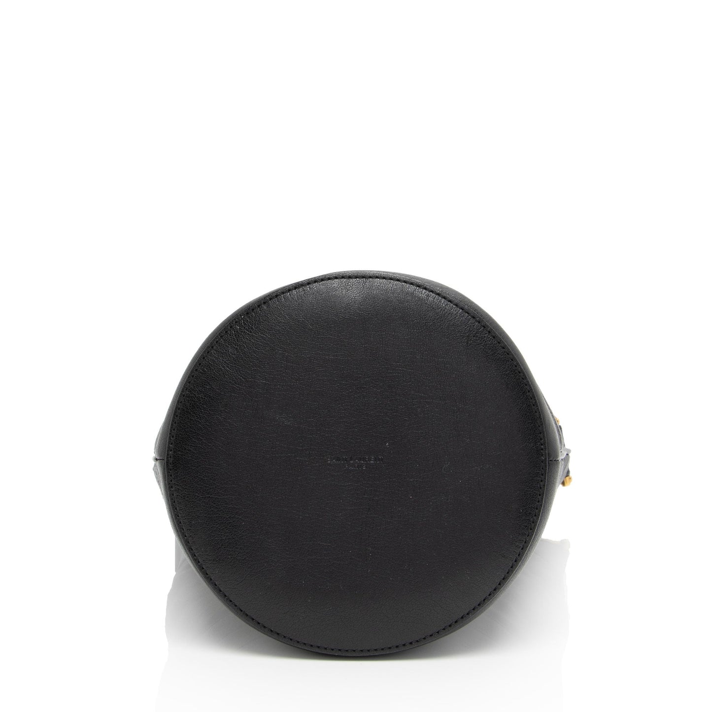 Saint Laurent Lambskin Seau Fermoir Bucket Bag tr8sJF
