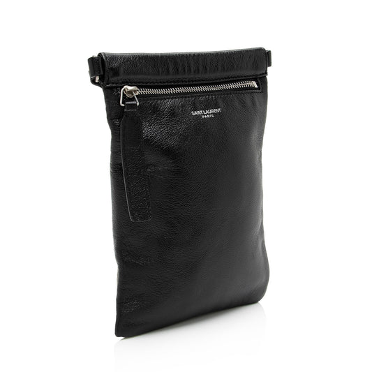 Saint Laurent Lambskin Sid Flat Crossbody Bag PDqg2e