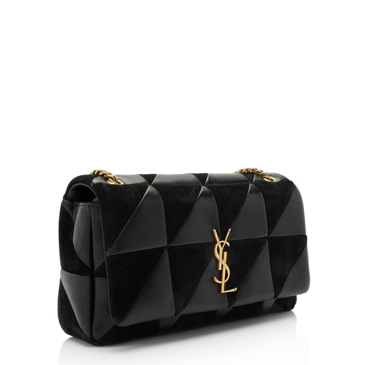Saint Laurent Lambskin Suede Monogram Jamie Chain Medium Shoulder Bag YBudYx