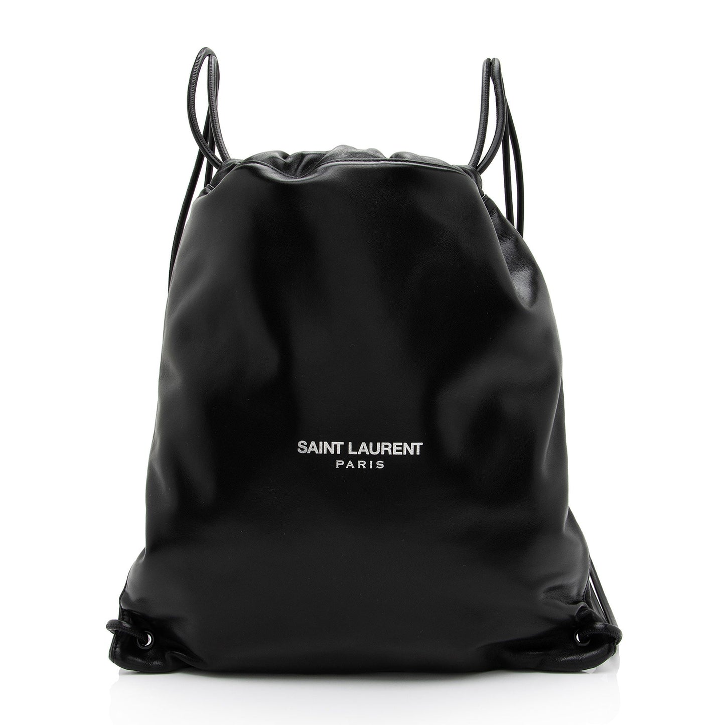 Saint Laurent Lambskin Teddy Drawstring Backpack t2PP0a
