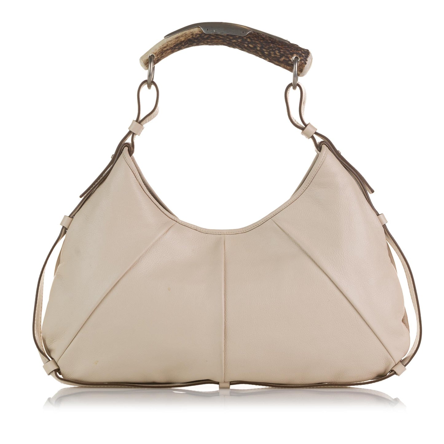 Saint Laurent Large Mombasa Horn Hobo (SHG-AODF4E