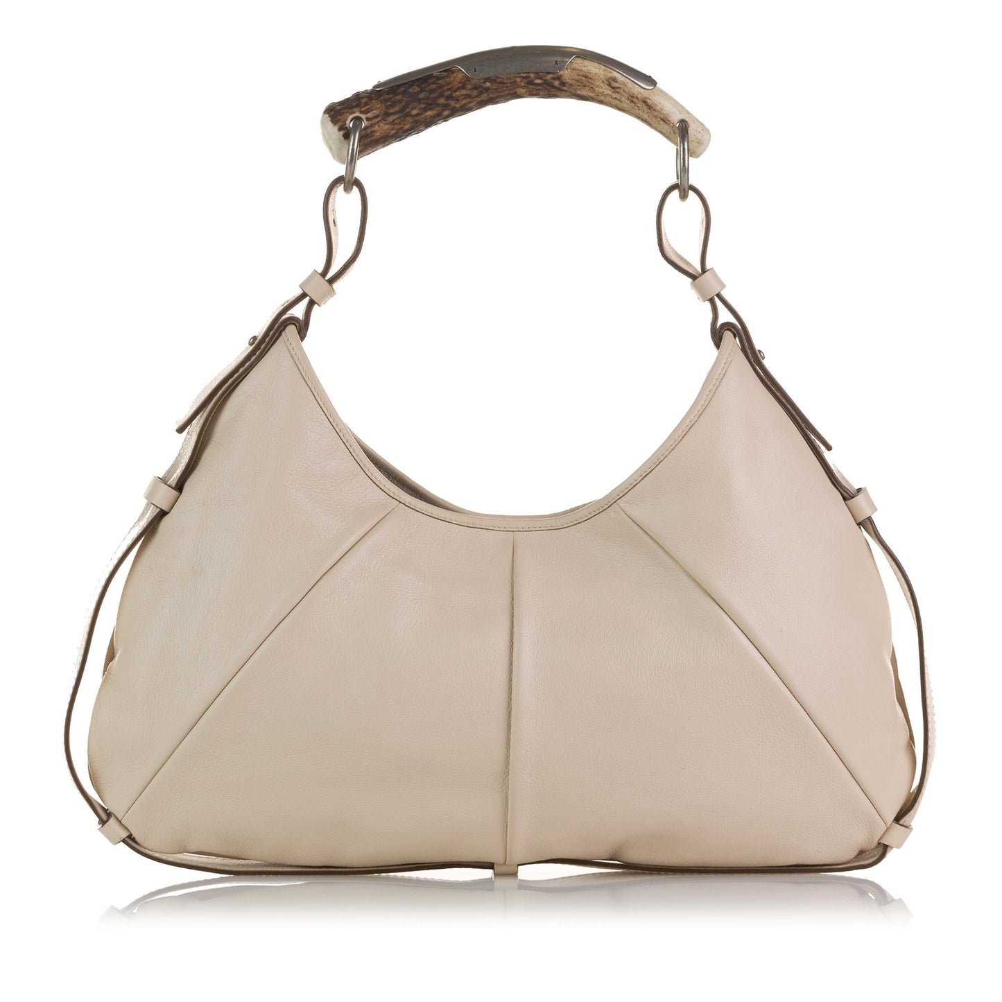 Saint Laurent Large Mombasa Horn Hobo (SHG-AODF4E