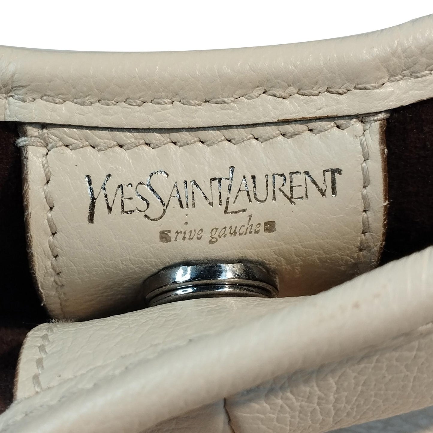 Saint Laurent Large Mombasa Horn Hobo (SHG-AODF4E