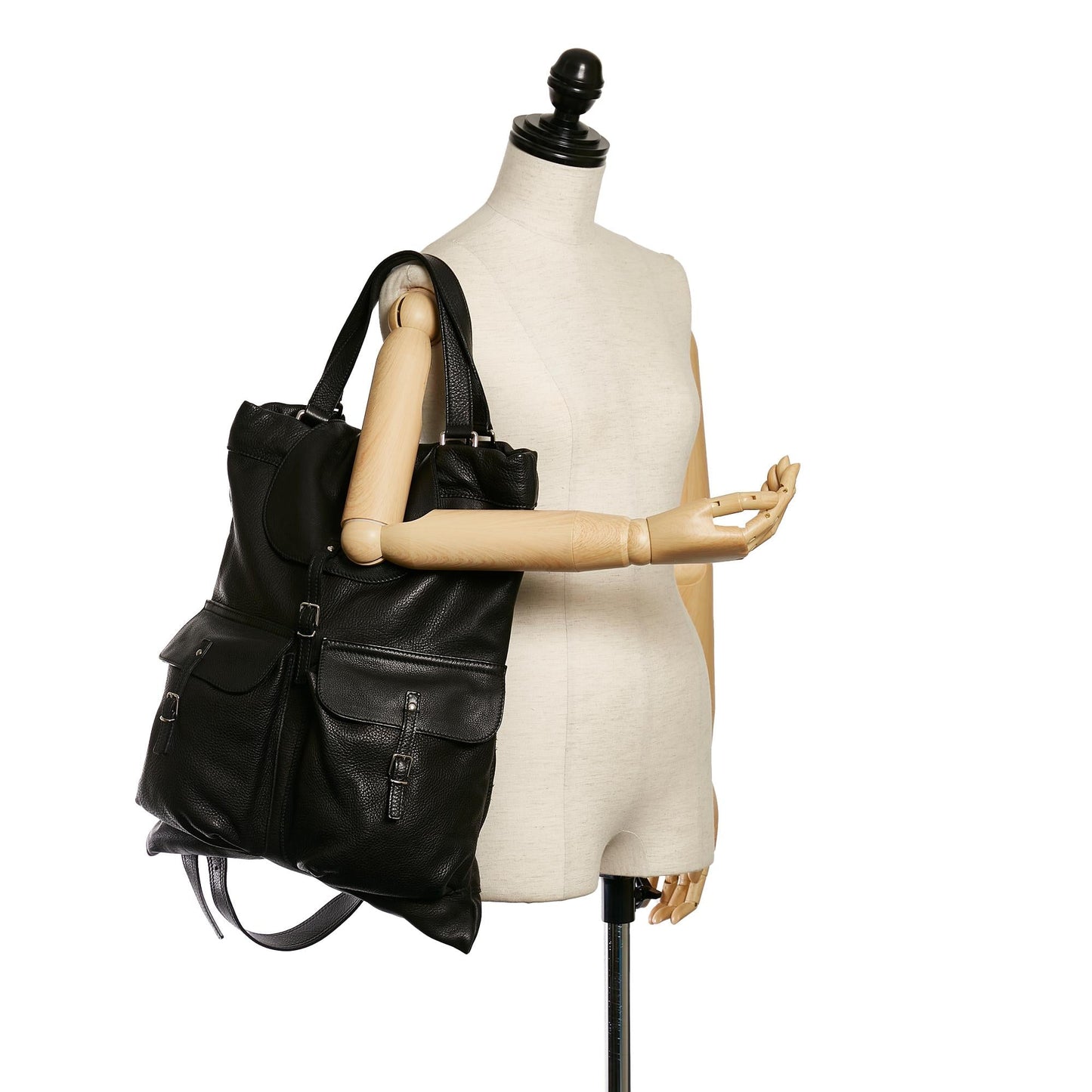 Saint Laurent Leather Backpack (SHG-32765