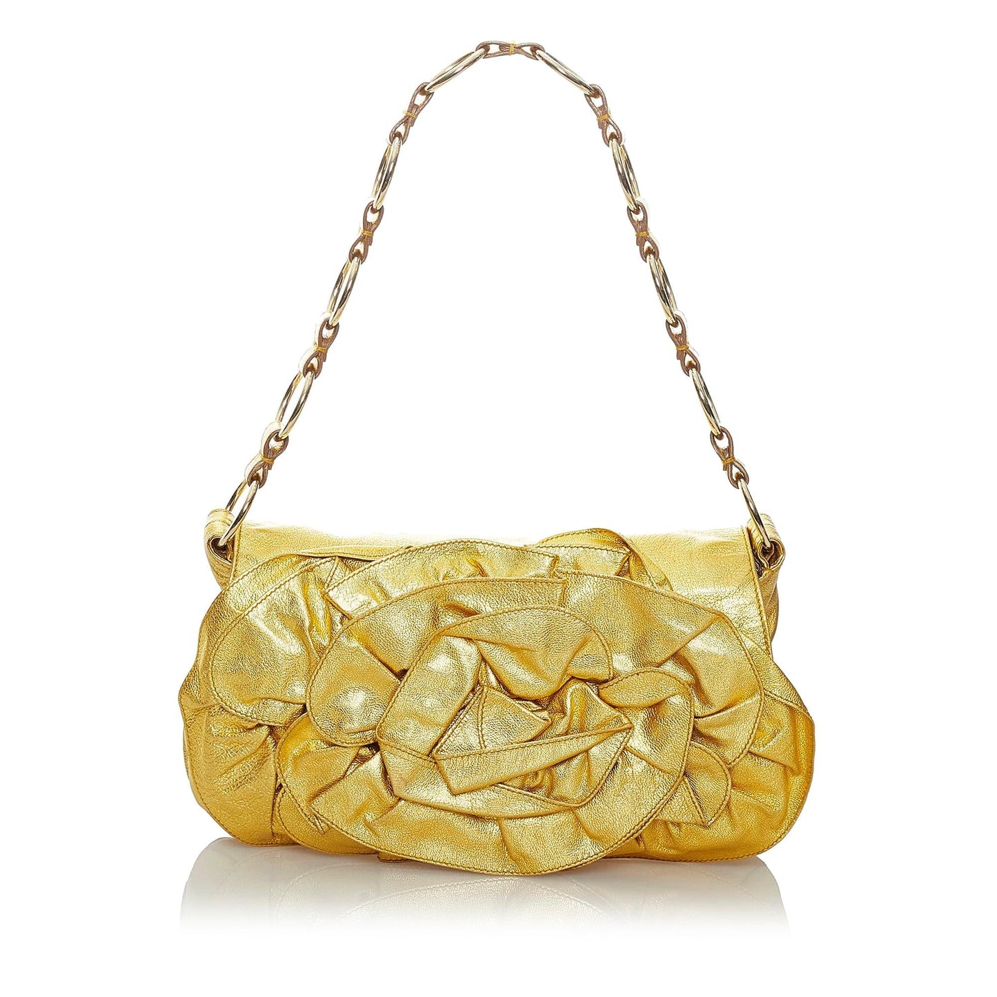 Saint Laurent Leather Baguette Bag (SHG-29637