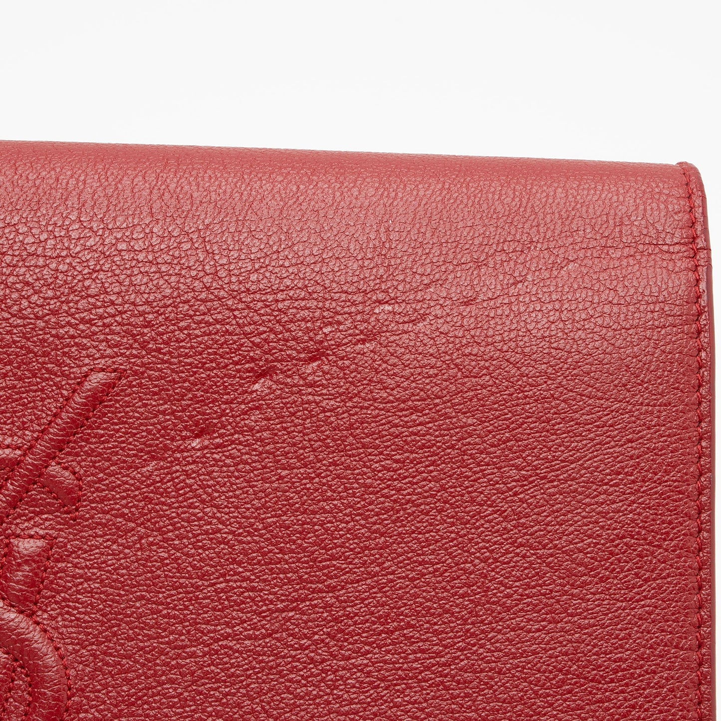 Saint Laurent Leather Belle de Jour Chain Wallet IinJeF