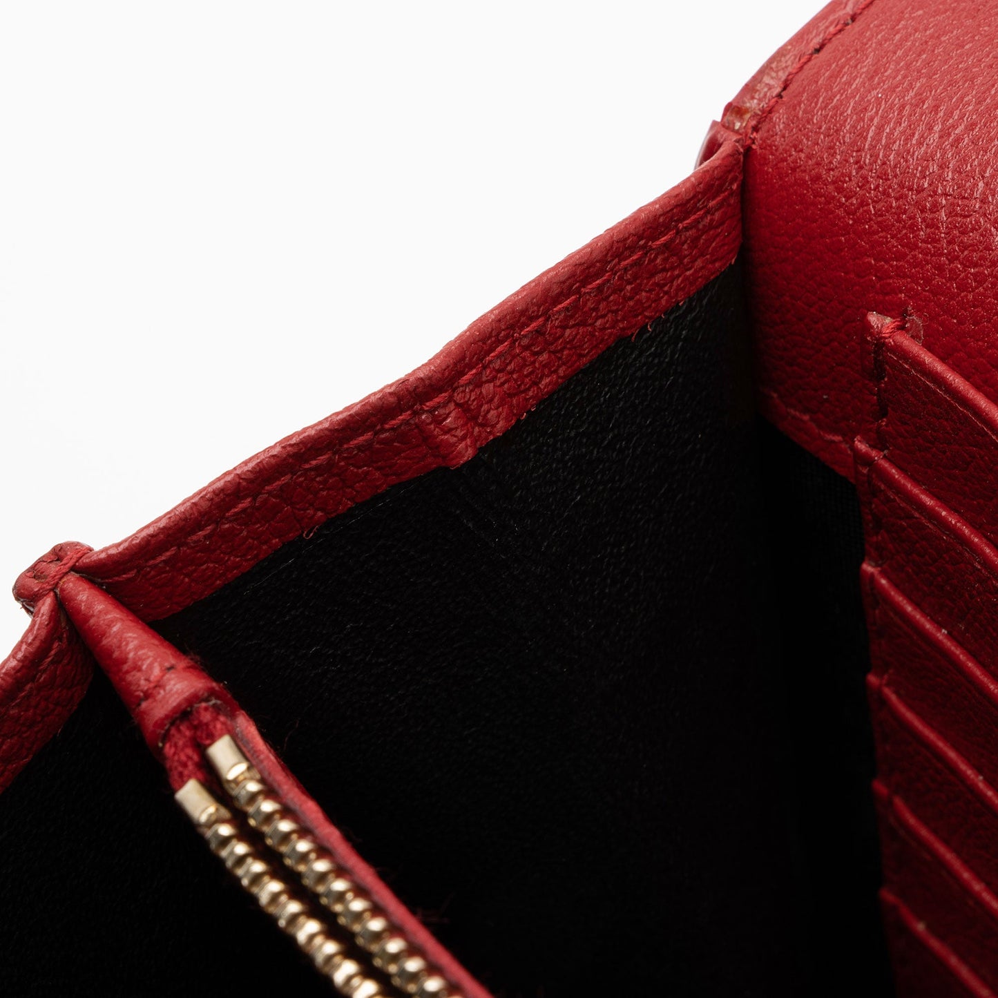 Saint Laurent Leather Belle de Jour Chain Wallet IinJeF