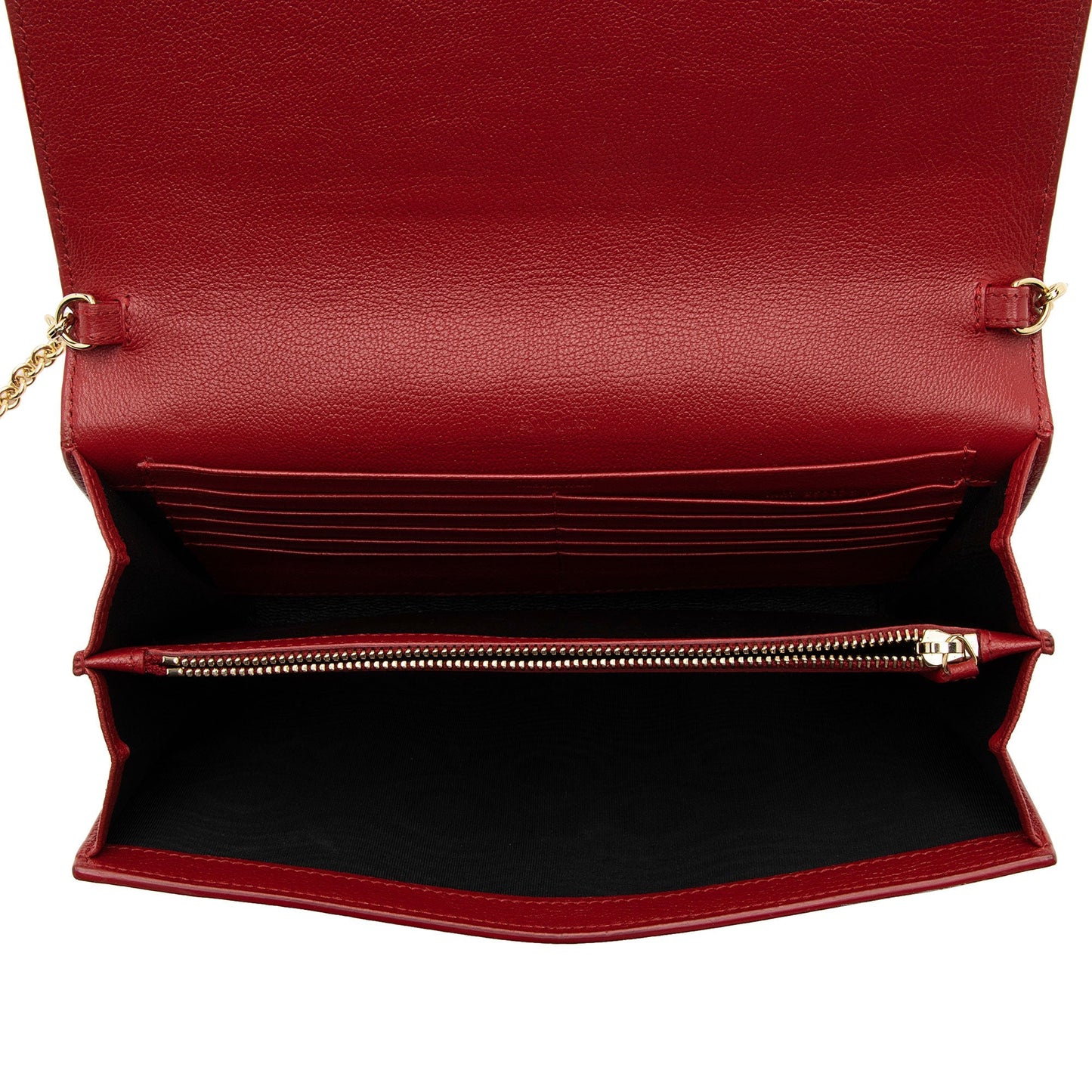 Saint Laurent Leather Belle de Jour Chain Wallet IinJeF
