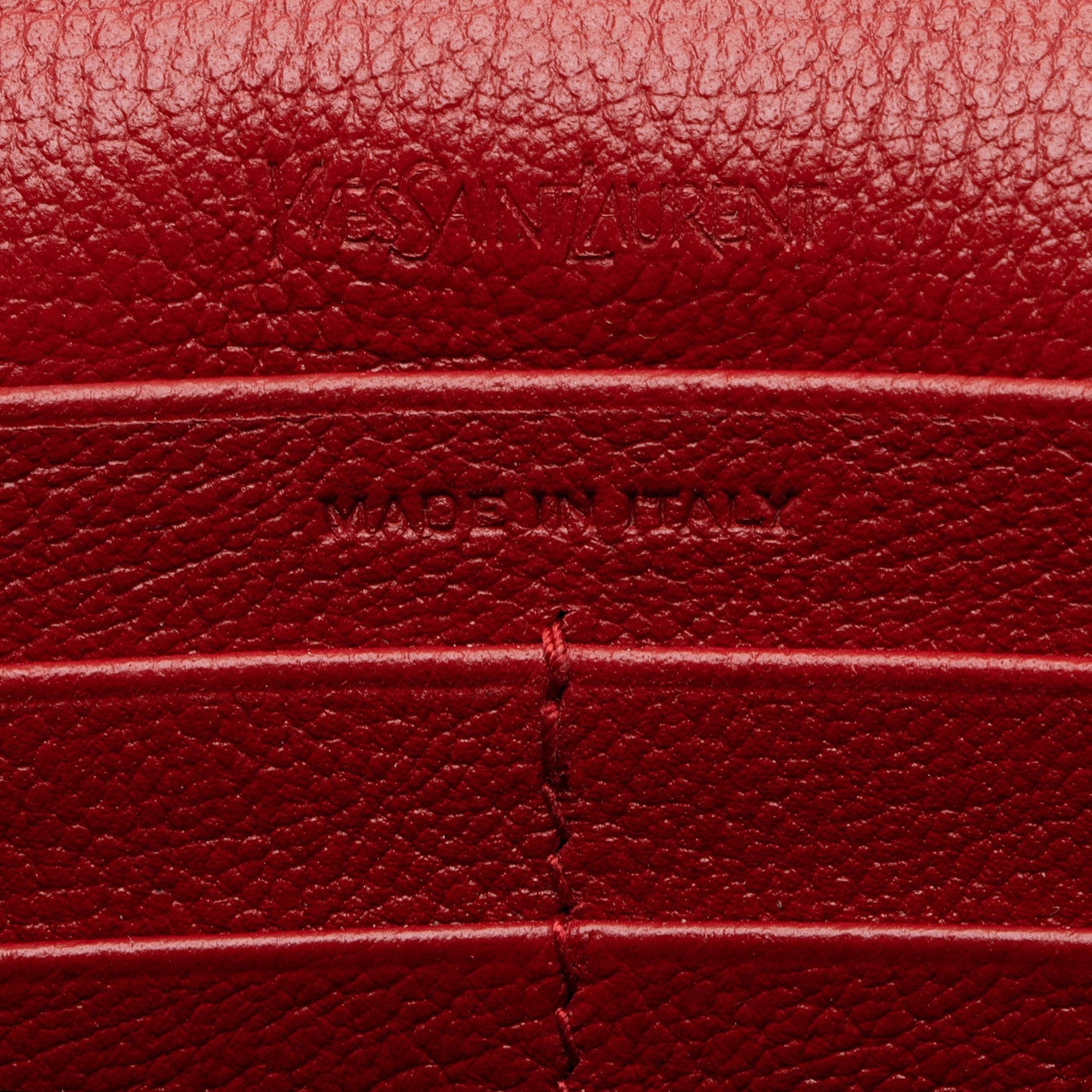 Saint Laurent Leather Belle de Jour Chain Wallet IinJeF