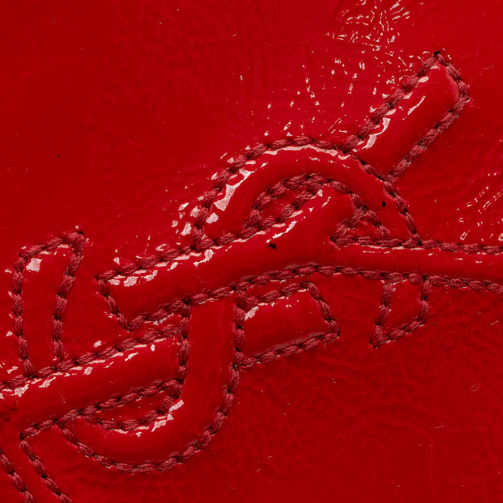 Saint Laurent Patent Leather Belle du Jour Zip Wallet 20318