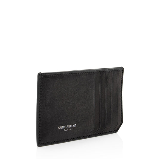 Saint Laurent Leather Card Case Insert ULaGBb