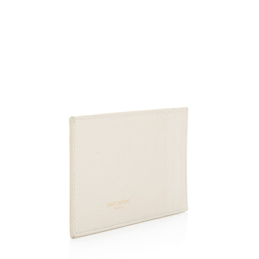 Saint Laurent Leather Card Case Insert aXb1dr