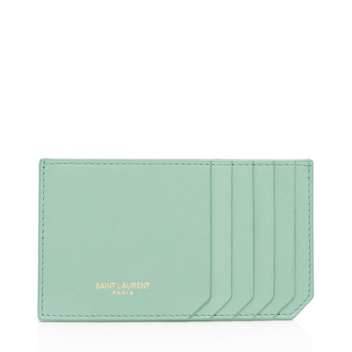 Saint Laurent Leather Card Case by2WGN