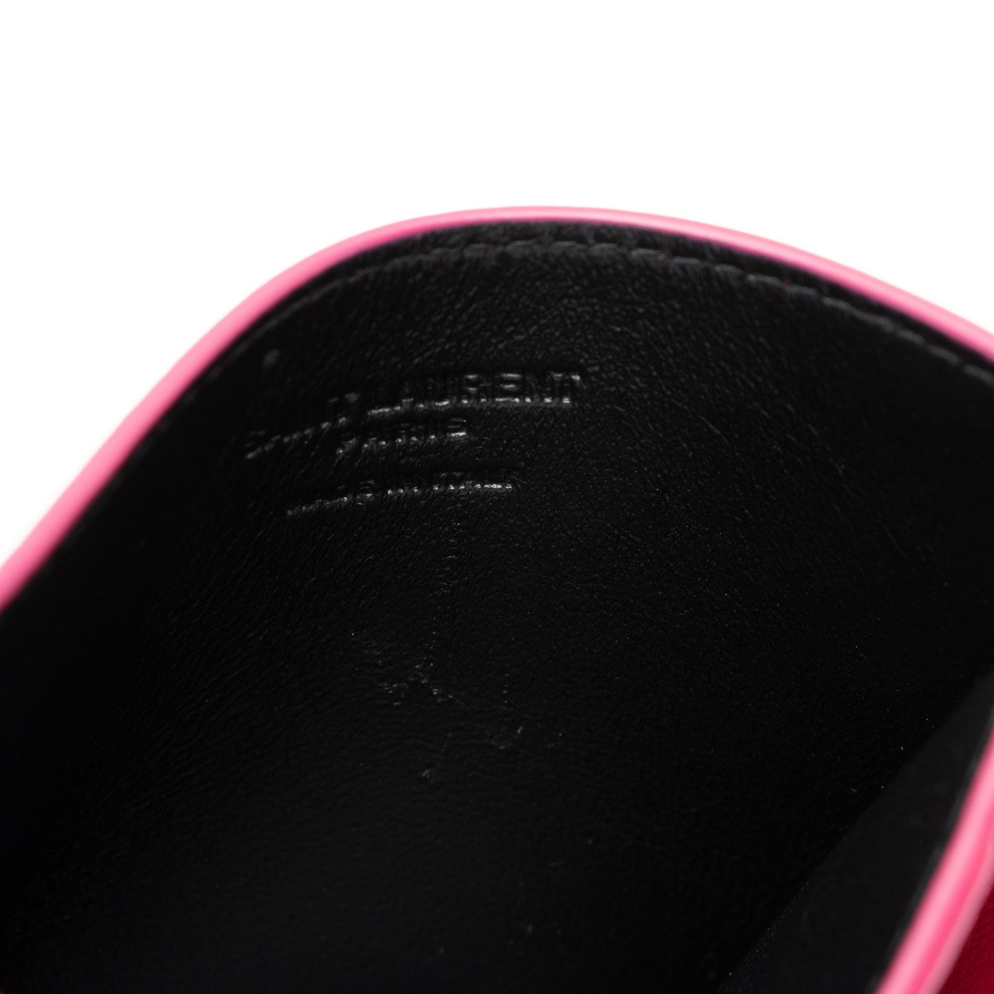 Saint Laurent Leather Card Case GLsxeN