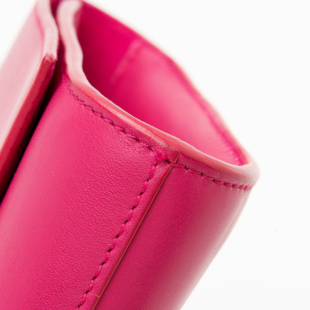 Saint Laurent Leather Chyc Clutch 12503