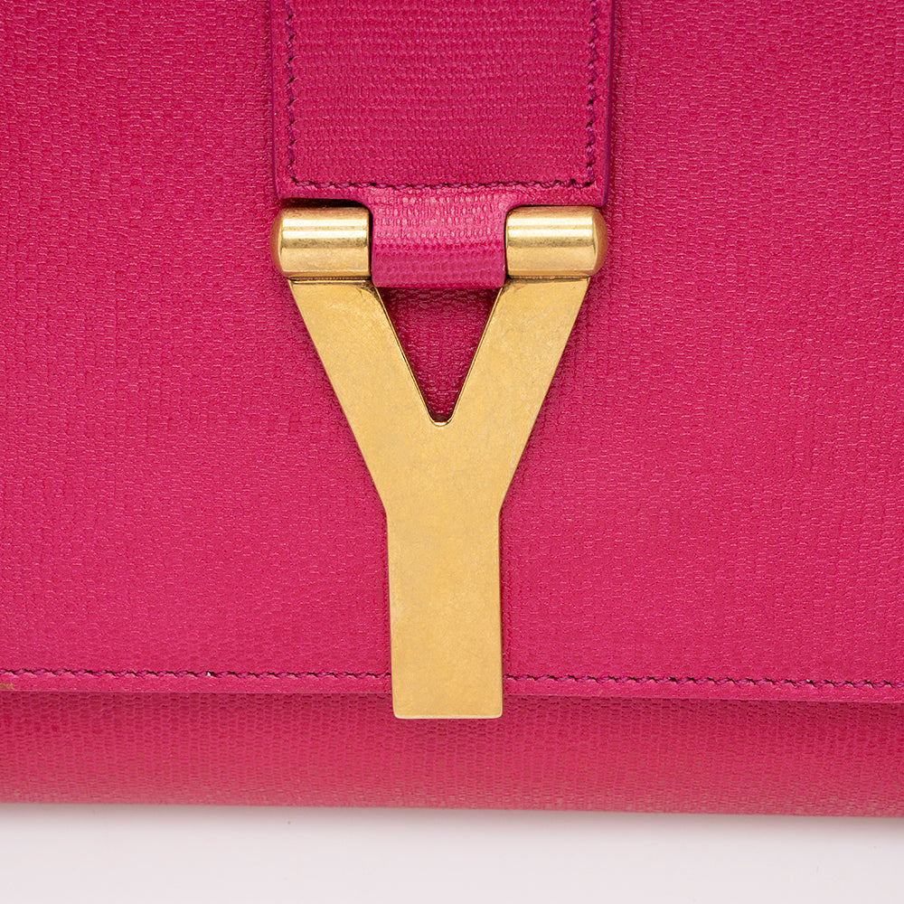 Saint Laurent Leather Chyc Clutch 18471