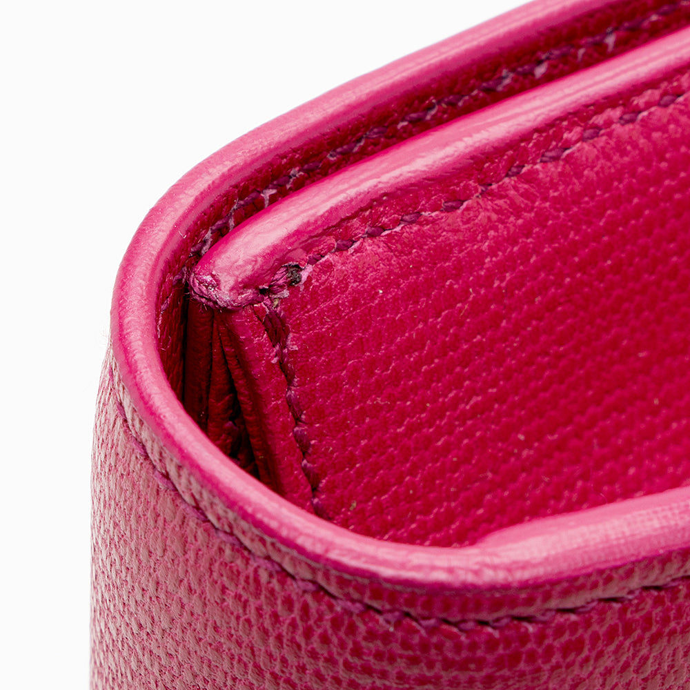 Saint Laurent Leather Chyc Clutch 18471