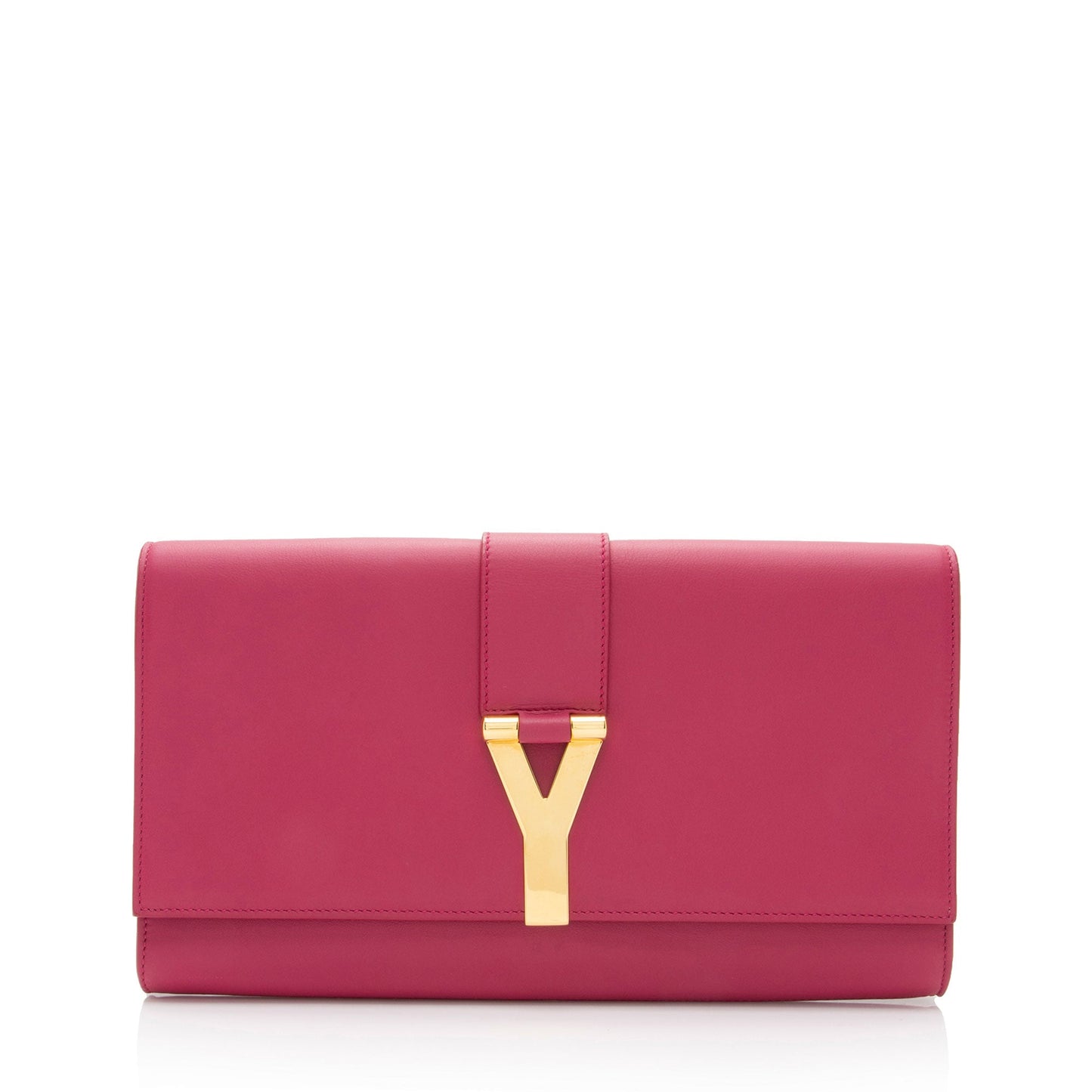 Saint Laurent Leather Chyc Clutch SxL9j2
