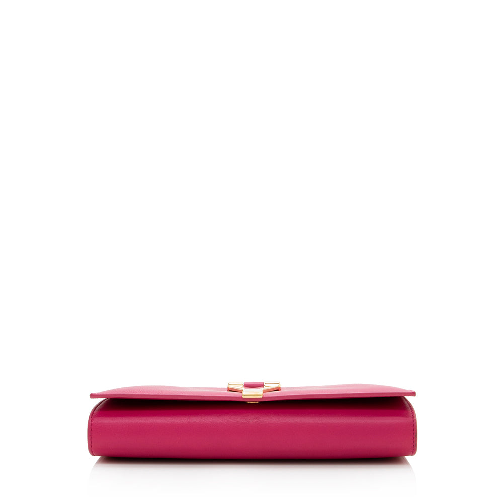 Saint Laurent Leather Chyc Wallet on Chain Bag 14214