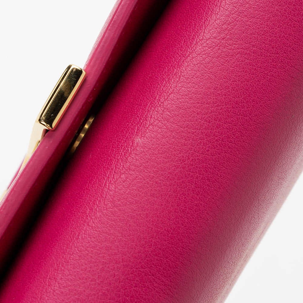 Saint Laurent Leather Chyc Wallet on Chain Bag 14214