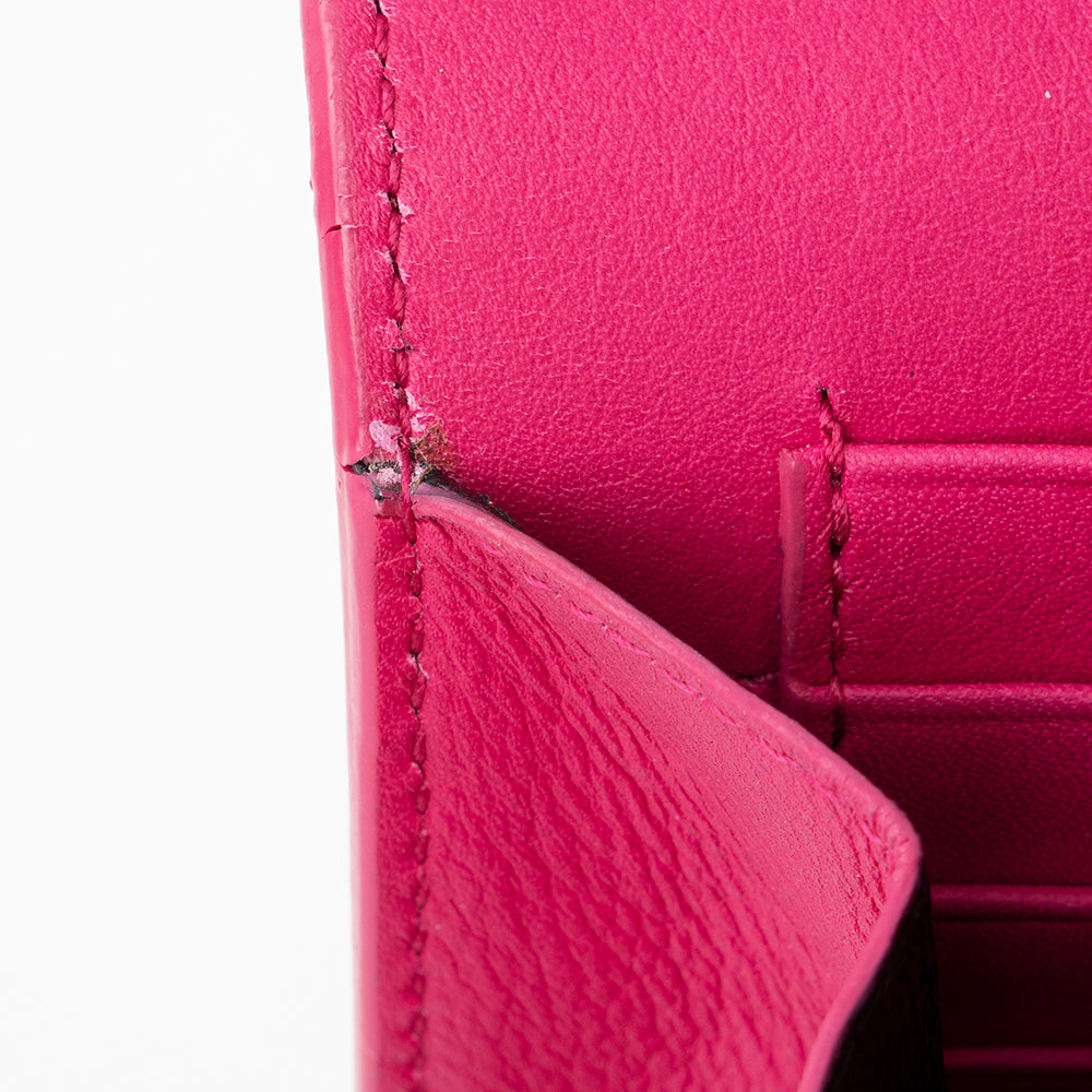 Saint Laurent Leather Chyc Wallet on Chain Bag 14214