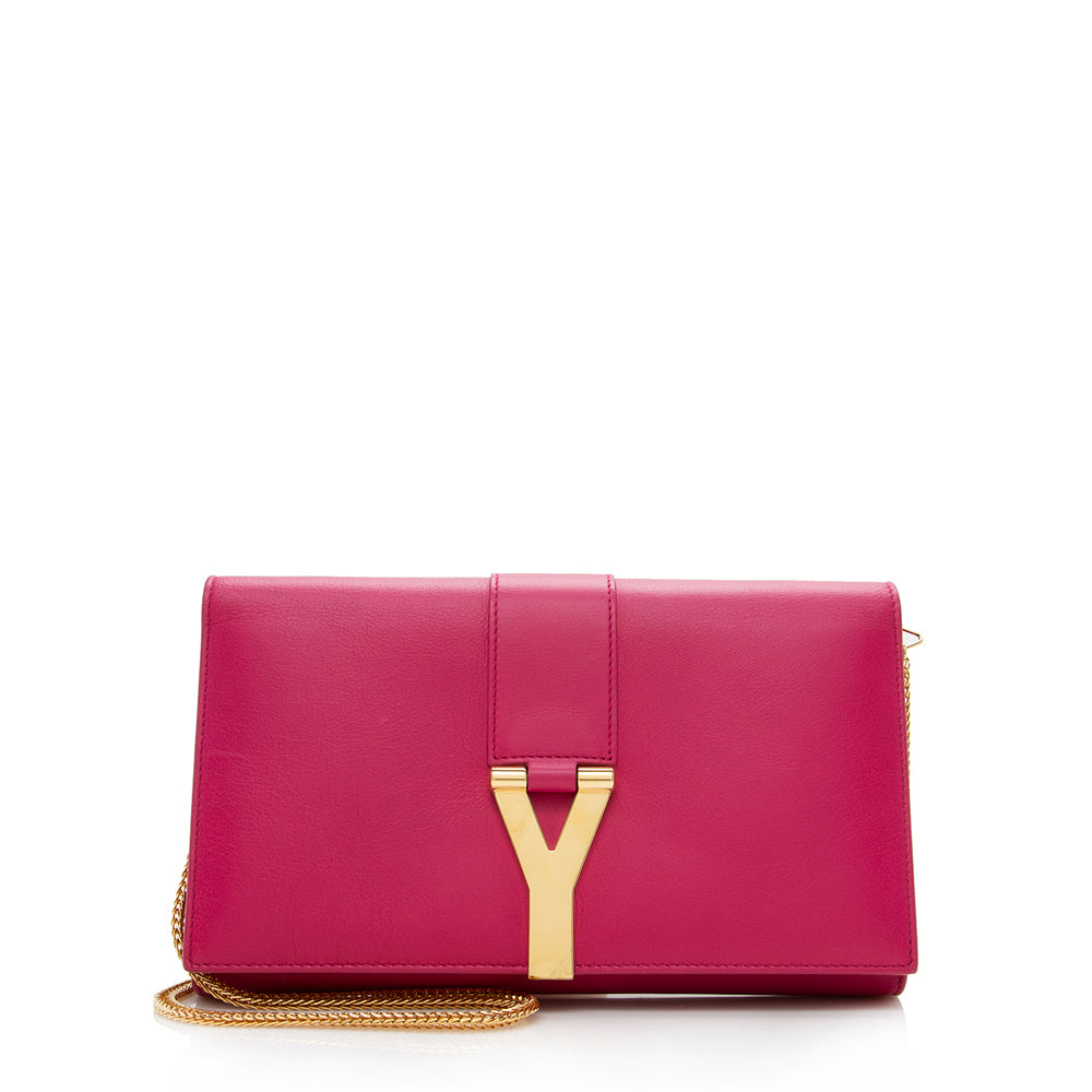 Saint Laurent Leather Chyc Wallet on Chain Bag 14214