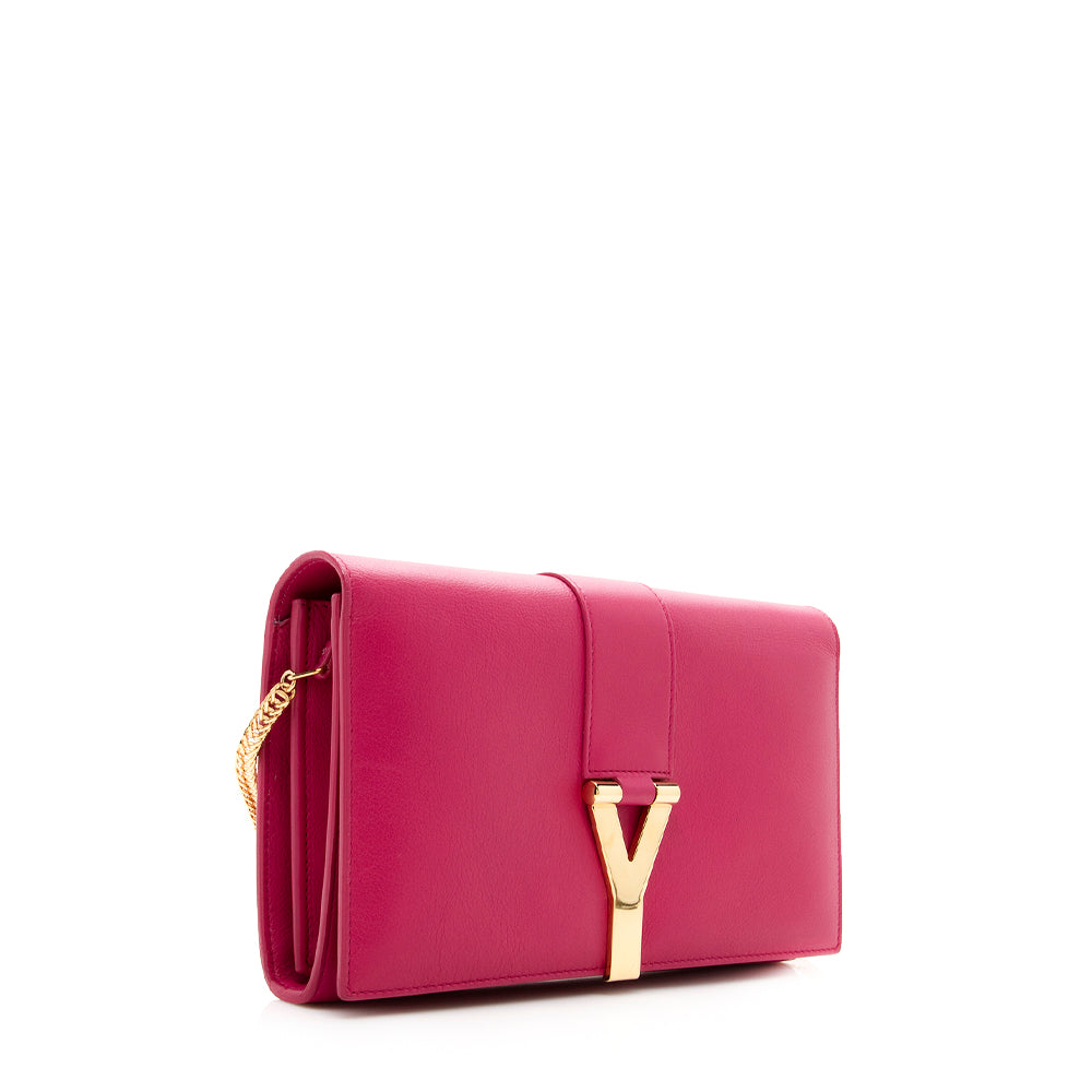 Saint Laurent Leather Chyc Wallet on Chain Bag 14214