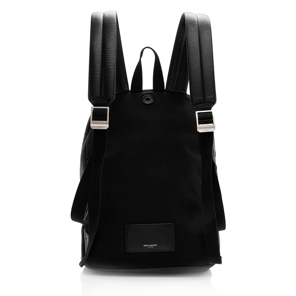 Saint Laurent Leather City Backpack 20447