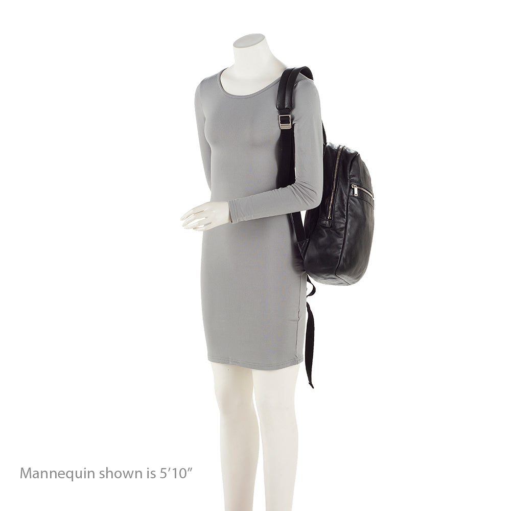 Saint Laurent Leather City Backpack 20447