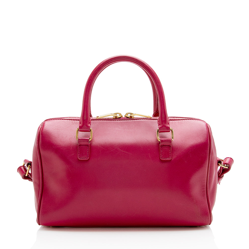 Saint Laurent Leather Classic Baby Duffle Satchel 13164