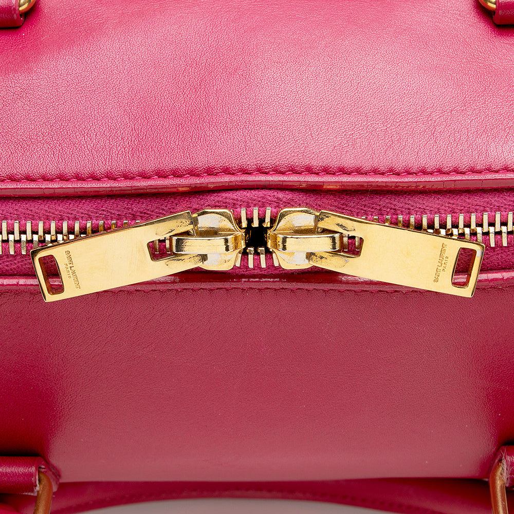Saint Laurent Leather Classic Baby Duffle Satchel 13164
