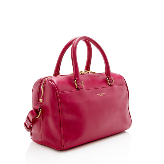 Saint Laurent Leather Classic Baby Duffle Satchel 13164
