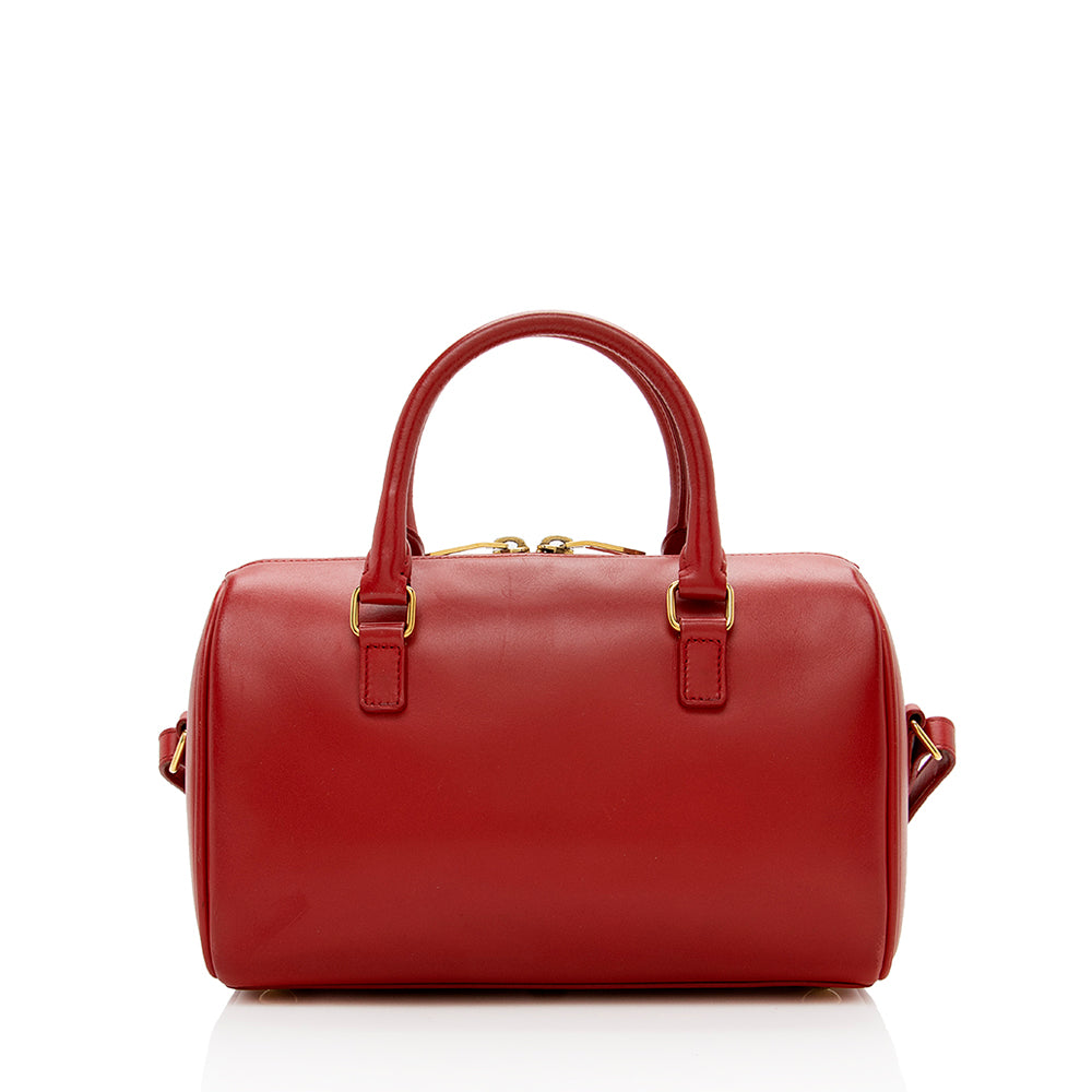 Saint Laurent Leather Classic Baby Duffle Satchel 14810