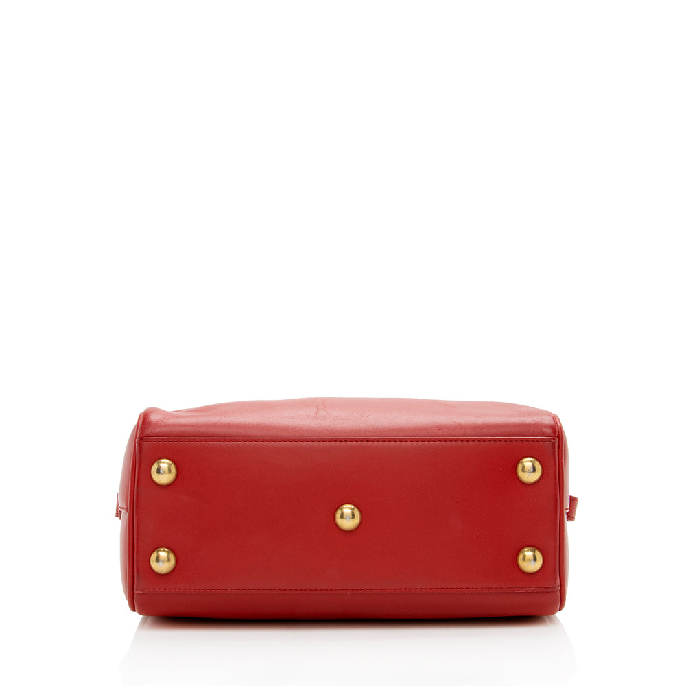 Saint Laurent Leather Classic Baby Duffle Satchel 14810