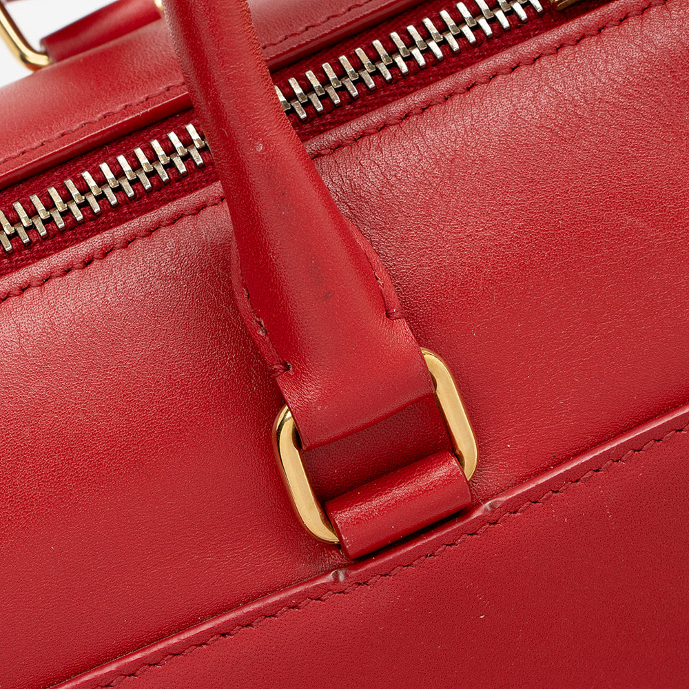 Saint Laurent Leather Classic Baby Duffle Satchel 14810