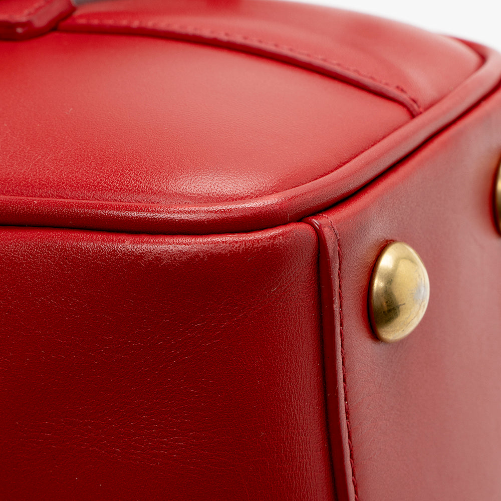 Saint Laurent Leather Classic Baby Duffle Satchel 14810