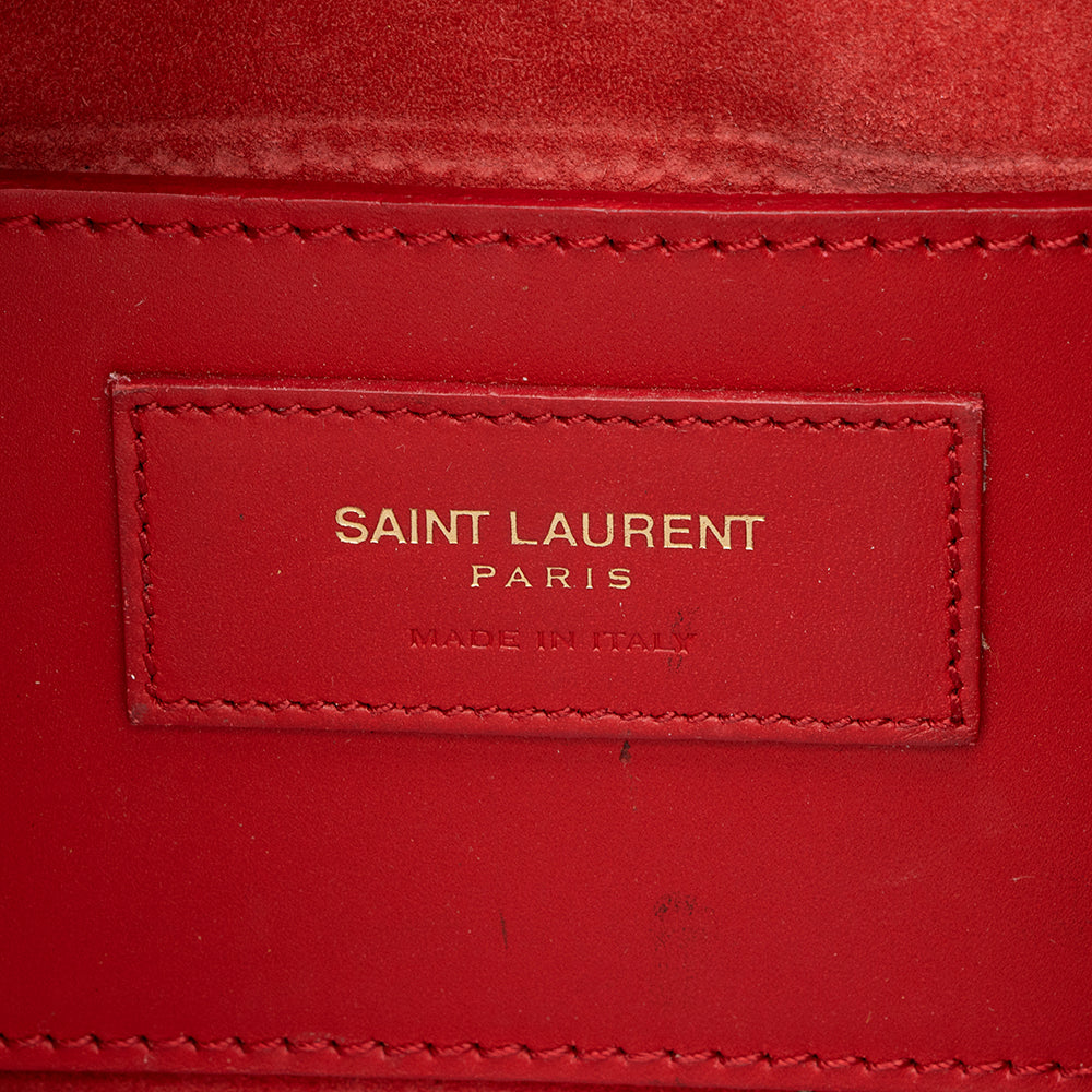 Saint Laurent Leather Classic Baby Duffle Satchel 14810