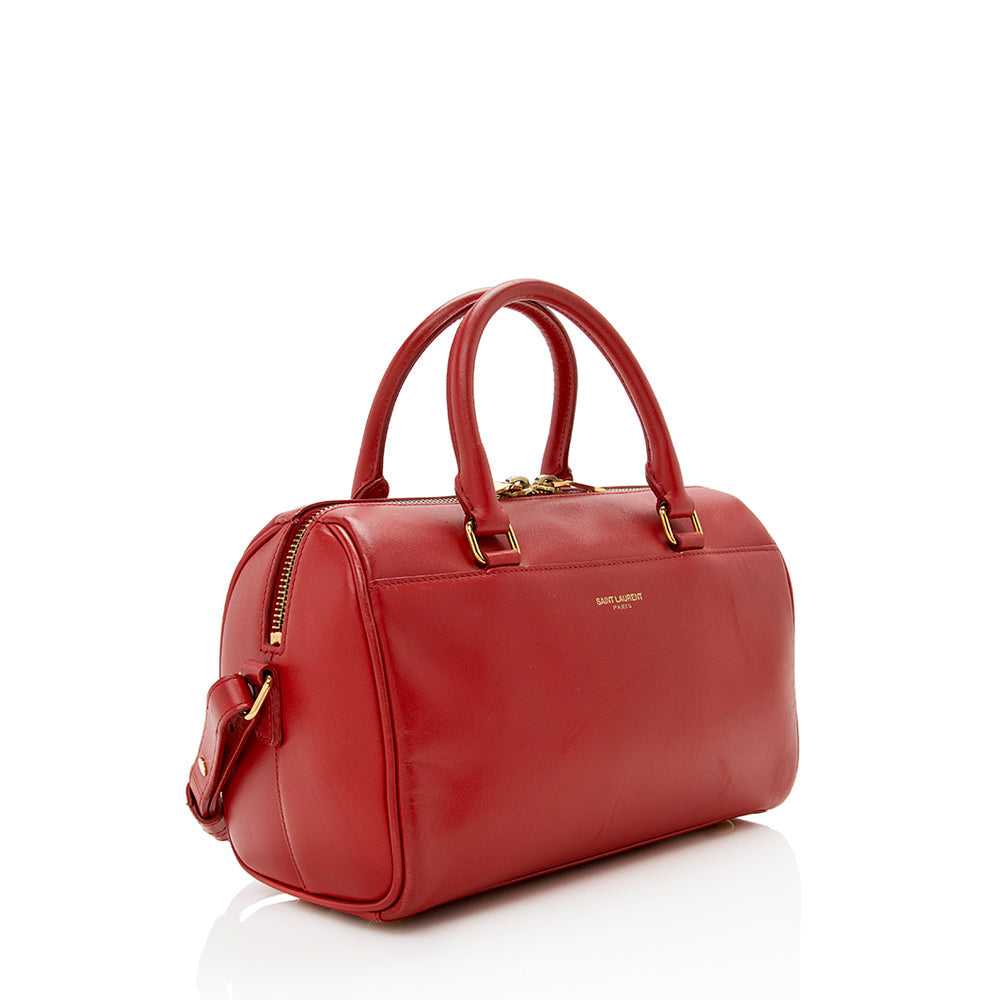 Saint Laurent Leather Classic Baby Duffle Satchel 14810