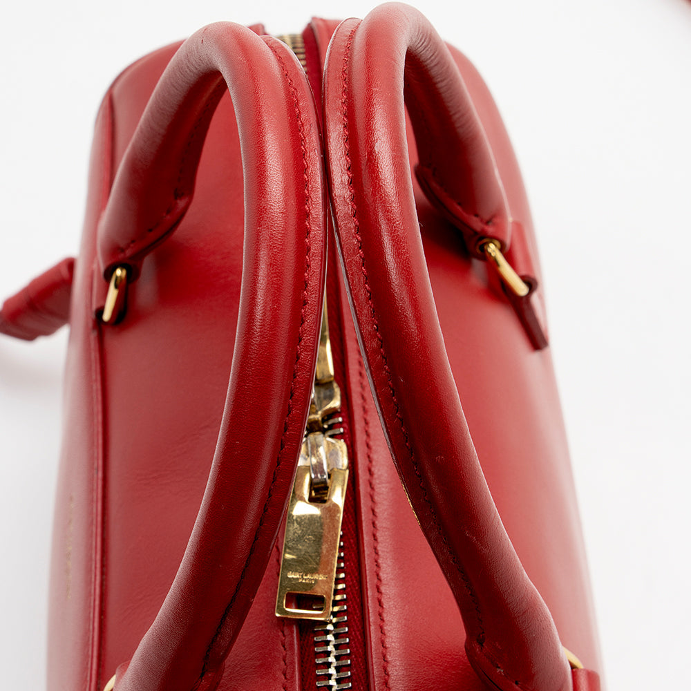 Saint Laurent Leather Classic Baby Duffle Satchel 14810