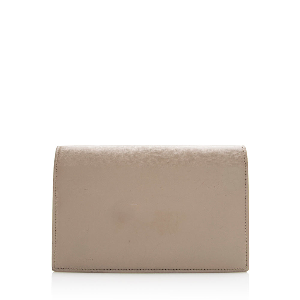 Saint Laurent Leather Classic Kate Tassel Chain Wallet 21548