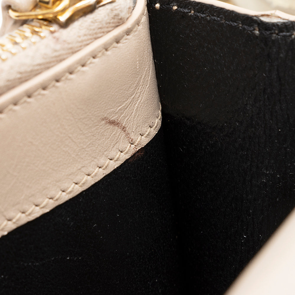 Saint Laurent Leather Classic Kate Tassel Chain Wallet 21548