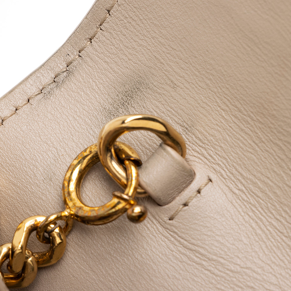 Saint Laurent Leather Classic Kate Tassel Chain Wallet 21548