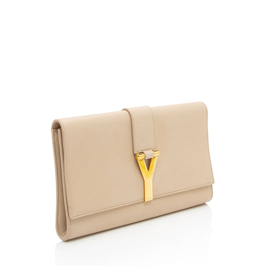 Saint Laurent Leather Classic Y Clutch Z5YEeb