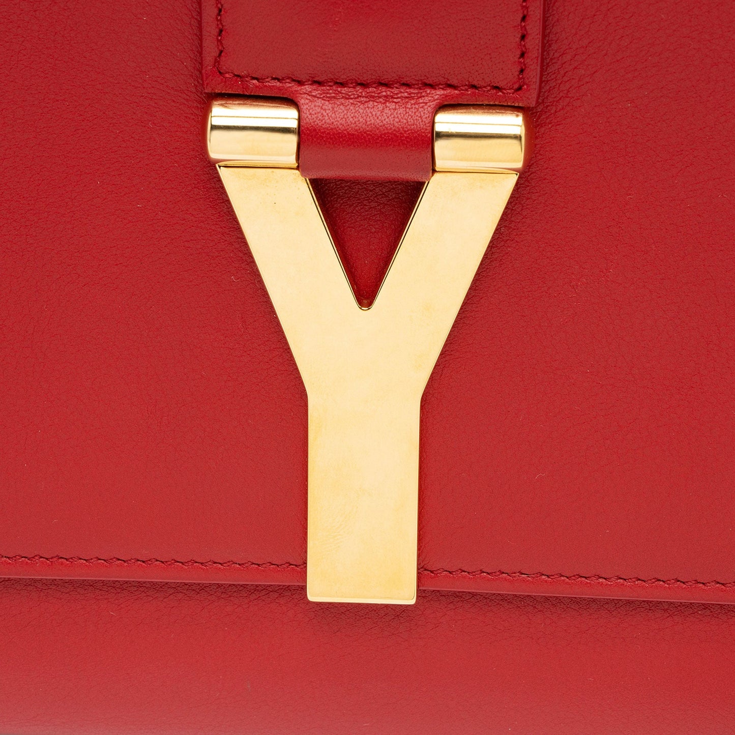 Saint Laurent Leather Classic Y Clutch E6FRGS