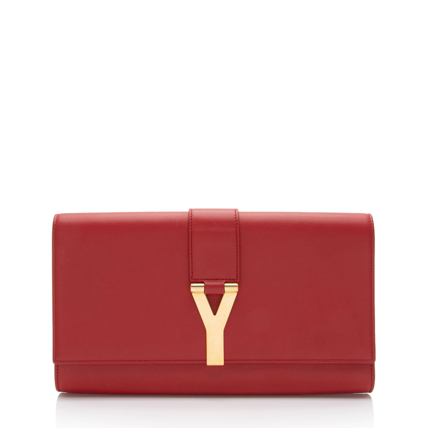 Saint Laurent Leather Classic Y Clutch E6FRGS