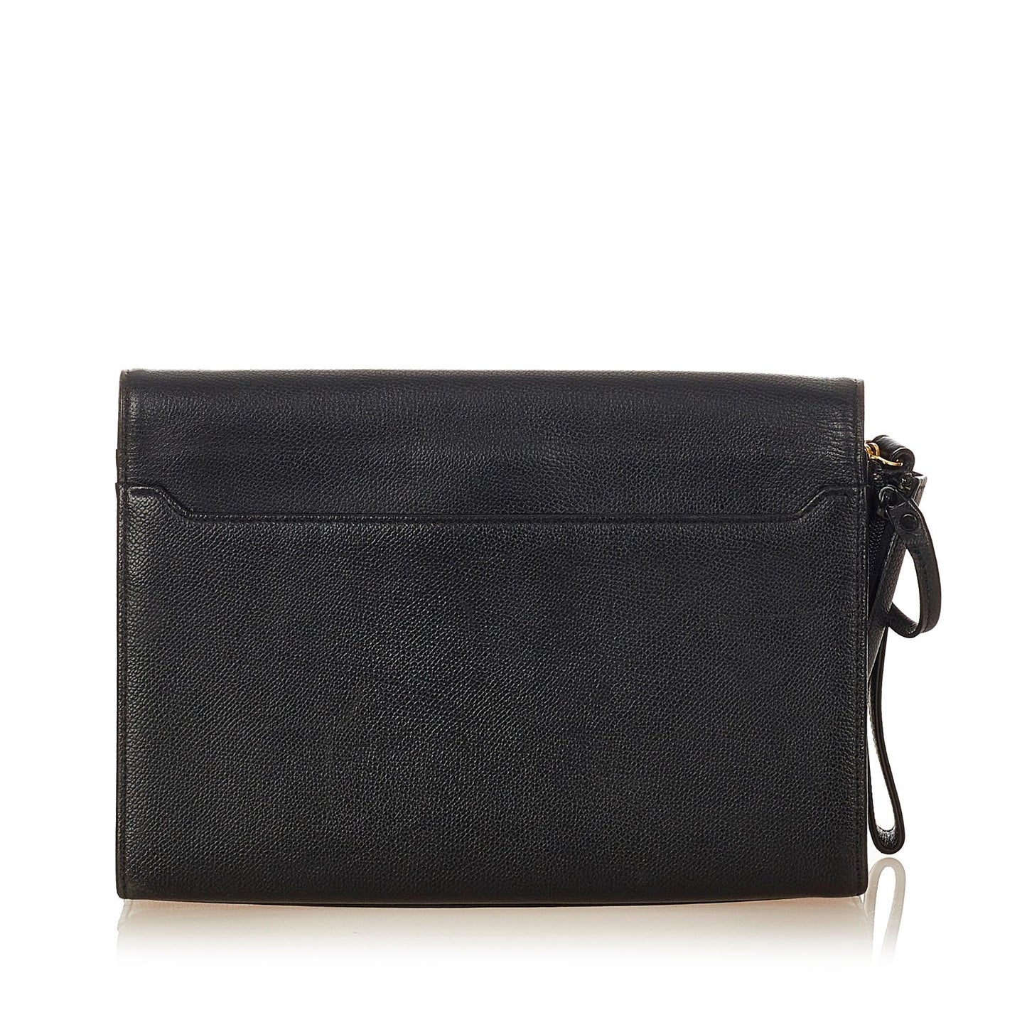 Saint Laurent Leather Clutch Bag (SHG-31556