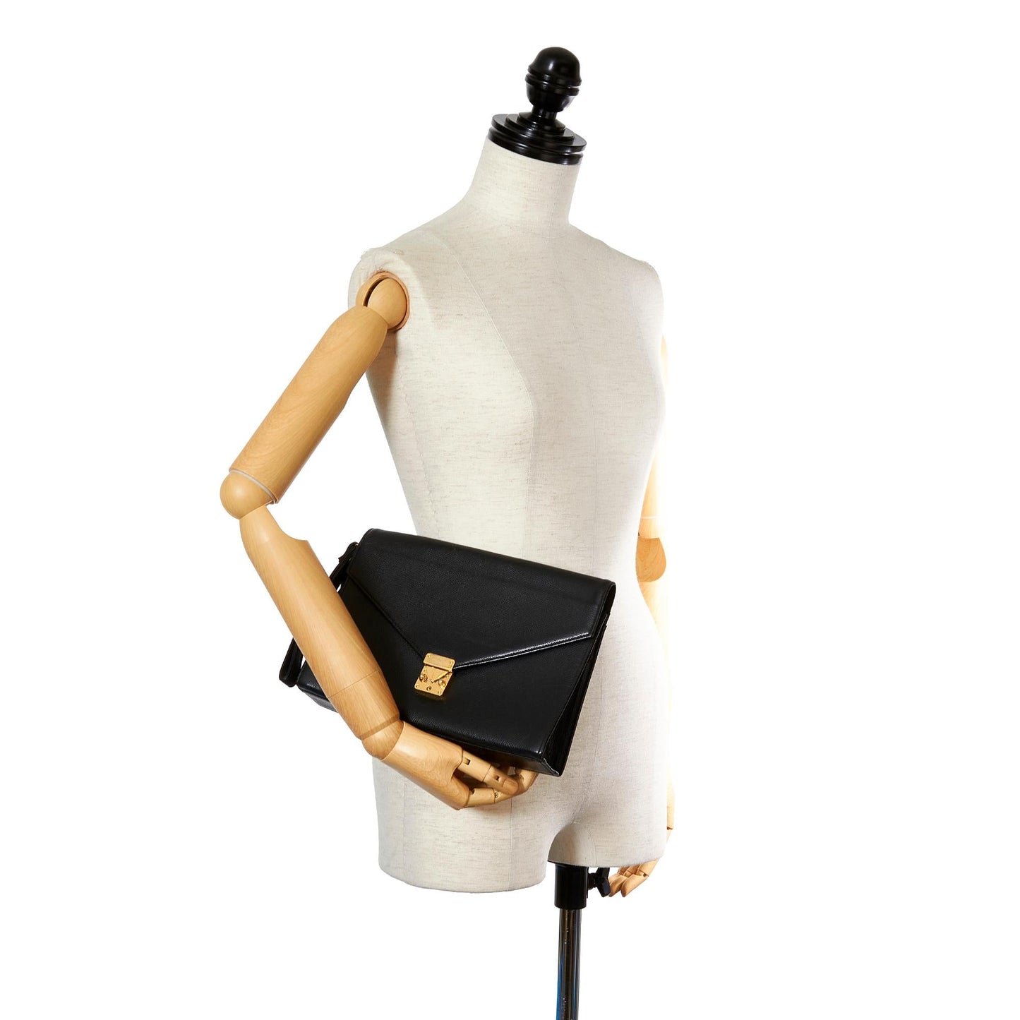 Saint Laurent Leather Clutch Bag (SHG-31556